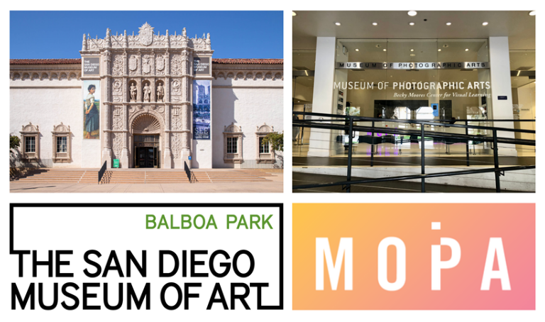 Front Shot of the San Diego Museum of Art and MOPA 